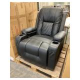Black Massage Rocker Recliner