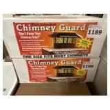 Black Galvanized Chimney Guard