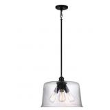 DSI 3-Light Pendant in Matte Black