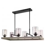 DSI Lighting 6-Bulb Chandelier in Black