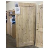 38' x 84' Knotty Pine Z-Style Barn Door Slab