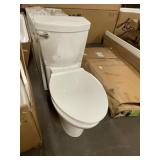 White Elongated Seat Toilet