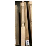 4' x 3' x 3' Decorative Oak Newel Post x8
