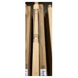 4' x 3' x 3' Decorative Oak Newel Post x8