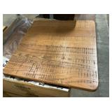 18-1/2' x 17' Rustic Oak Bar Stool Seats x 1 Box