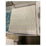 12' x 12' Fringe White Coral Mosaic Tile x 55 pcs
