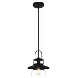 Ashley 1-Bulb Pendant Light in Black x 4