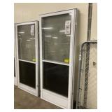34' x 80' RH Aluminum Storm Door