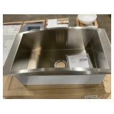 32' x 18' Curved Drop In Sink