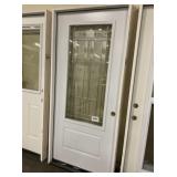 36' x 80' LH Steel 3/4-Deco Exterior Door