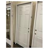 32' x 80' LH Steel 6-Panel Exterior Door