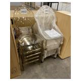 Transparent Stackable Chair x4