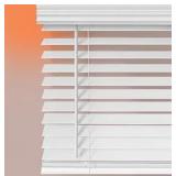 29.5' x 60' Cordless Faux Wood Blinds in White x 6