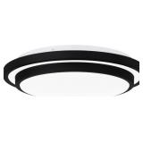 Ashley LED Flush Mount in Black x 4