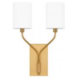 Ashley 2-Bulb Wall Sconce in Brass x 4