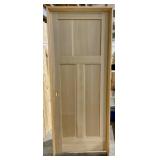 32' x 80' RH Poplar 3-Panel Interior Door