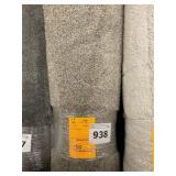 12' x 15' Brown Plush Carpet Remnant x 1 Roll