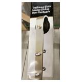 Sating Nickel Interior Sliding Door Hardware x2