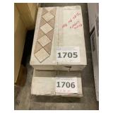 Prima Listello Tuscano Diamond Noce/Ivory x30pc