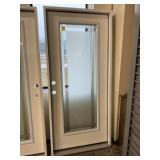36' RH Fiberglass FV Privacy Glass Exterior Door
