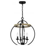 Quoizelï¿½ 4-Bulb Pendant Light in Black