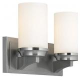 Feissï¿½ 2-Bulb Vanity Light in Steel x 2