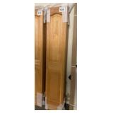 15' 2 Panel Cherry Door Slab x4
