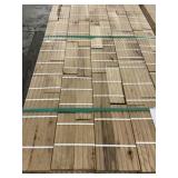 4' Unfinished T&G White Oak Wall Wood x870 SF