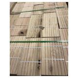 3/4' x 8' Unfinished Red Oak Flooring x 444 SF