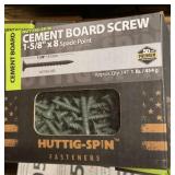 1lb 1-5/8' x 8 Cement Board Screw x24 boxes