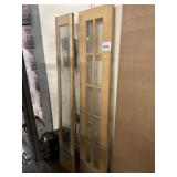 Mixed Unfinished Pine Door Side Lites x2