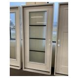 36' x 80' LH Fiberglass FV Privacy Glass Ext. Door