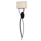 Ashley 2-Bulb Wall Sconce in Black x 2