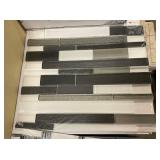 12' x 12' Black Diamonds Mosaic Tile x 54 Pcs