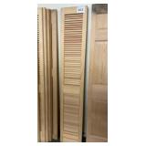 14' Pine French Door Slabs x2