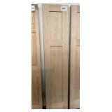 18' 2 Panel Oak Door Slab x2