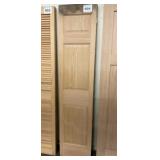 18' 3 Panel Oak Door Slab x2