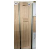 18' 2 Panel Oak Door Slab x2
