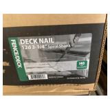 50lb 3-1/4' Hot Galvanized Deck Nails x2 cases