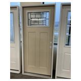 36' x 80' LH Fiberglass Craftsman Style Ext. Door