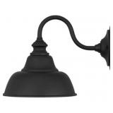 Ashley 1-Bulb Outdoor Wall Light in Black x 4