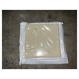 (50) Leviton 2G Blank Wallplates in Ivory