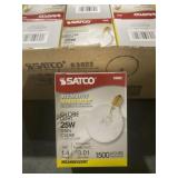 Box of Satco® Candelabra Base Globe Light Bulbs