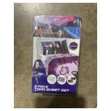 Disney Descendants 3Pc Twin Sheet Set x 4Pcs