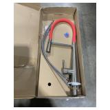 Transolid® Single Handle Pull Down Faucet in Red