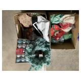 (2) Boxes Christmas Accessories/Decorations