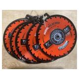 Crescent 7 1/4' x 24T Saw Blades x5