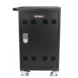 Artman Black Mobile Lockable Charging Cart