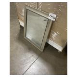 23' x 28' Mirror with Patina Silver Deco Frame