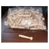 Bag of 3' (100) Unfinished Wooden Pegs